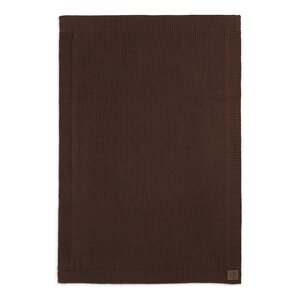 Elodie Details Wool Knitted Blanket- Chocolate  Chocolate - Elodie Details