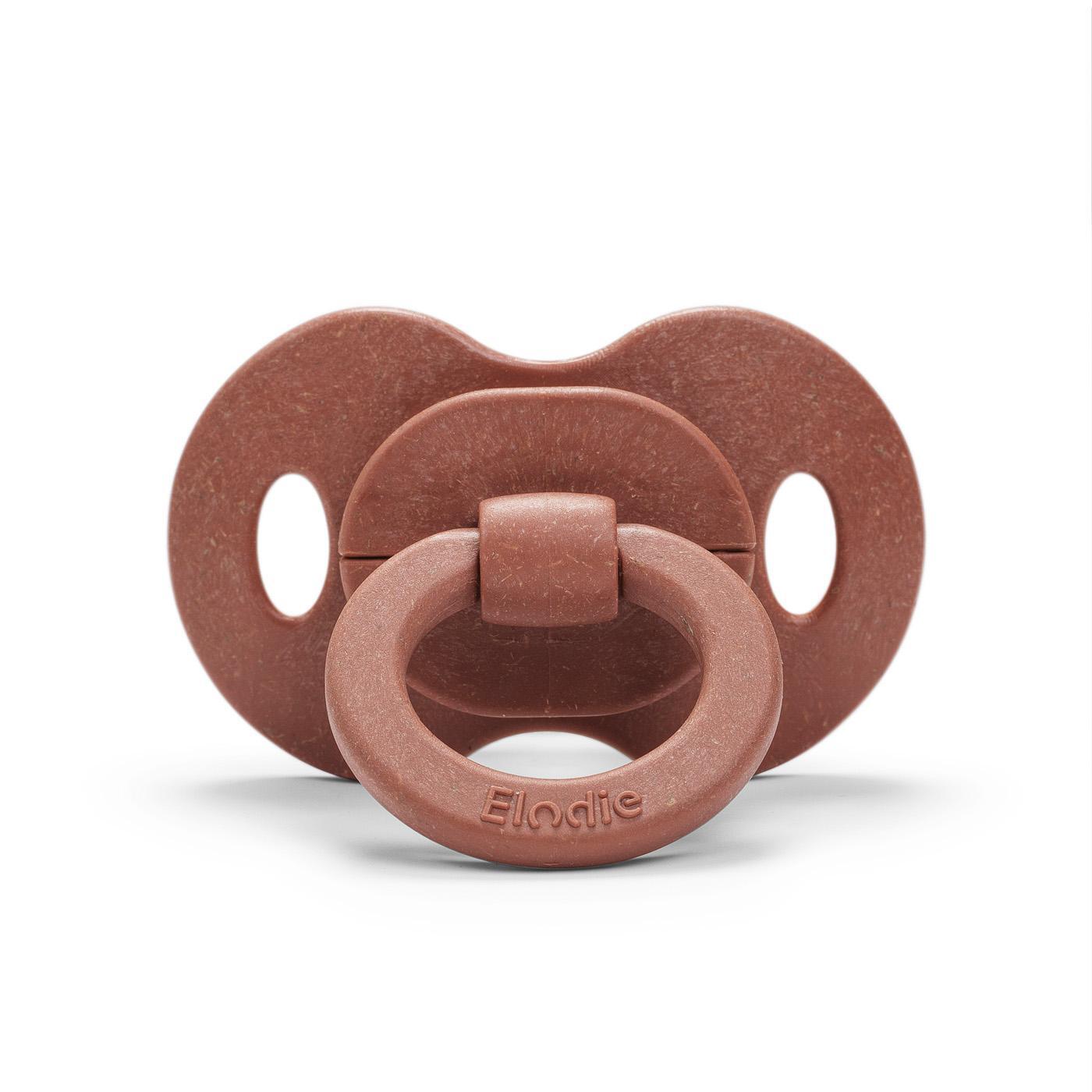 Elodie Details Bamboo Pacifier Natural rubber Burned Clay Burned Clay 3M - Elodie Details