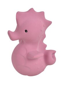 Tikiri Sea Horse Rubber Toy Pink - Tikiri