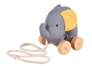 Tikiri Traukiamas žaislas „Elephant Grey“ - Tikiri