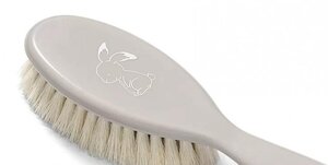 BabyOno hairbrush and comb, natural bristle - BabyOno