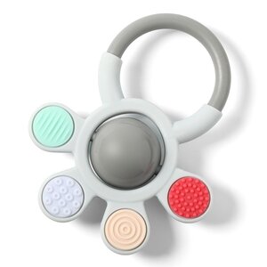 BabyOno 488 Ortho teether with rattle  - BabyOno