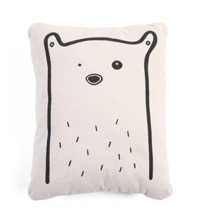 Childhome canvas cushion bear White - Elodie Details