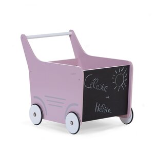 Childhome wooden stroller Soft Pink - PolarB