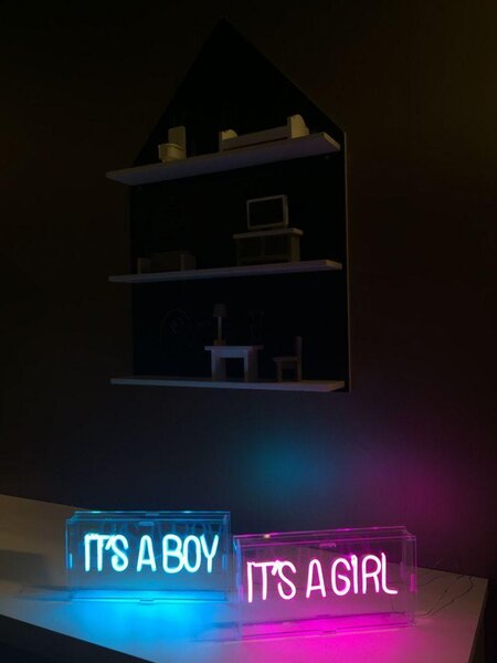 Childhome neon light box its a boy Blue - Childhome