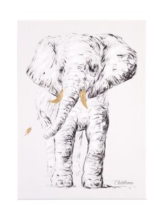 Childhome oil painting elephant 30x40 - Childhome