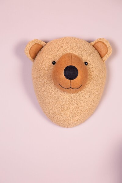 Childhome teddy bear head wall deco - Childhome