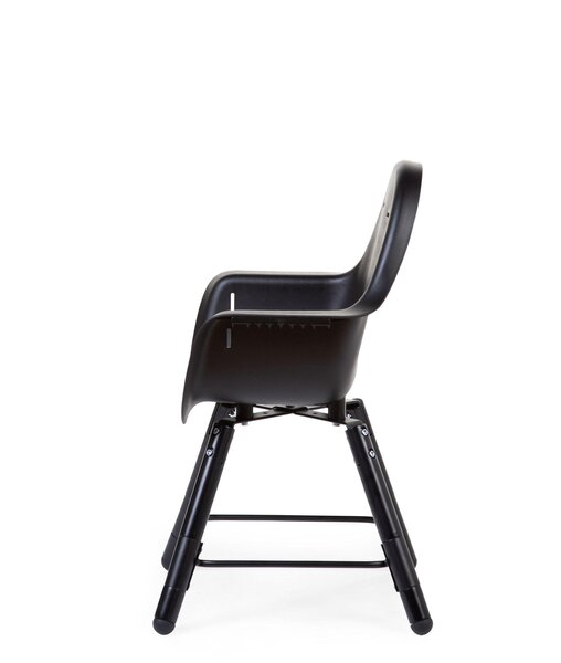 Childhome evolu 2 chair black / black 2 in 1 + bumper - Childhome