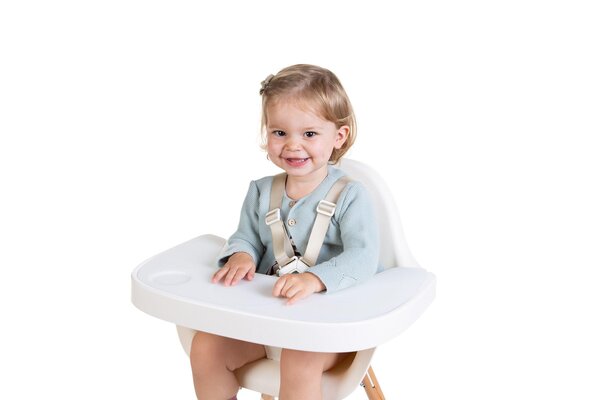 Childhome Evolu tray abs + silicone placemat, White - Childhome