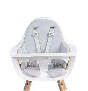 Childhome Evolu seat cushion tricot, Pastel Grey - Leander