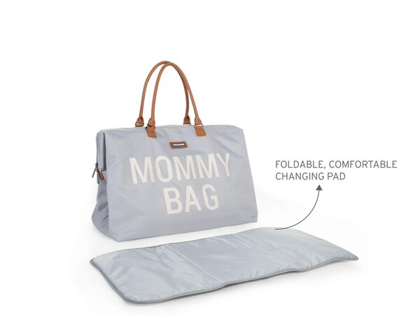 Childhome Mommy Bag mamos rankinė „Grey Off White“ - Childhome