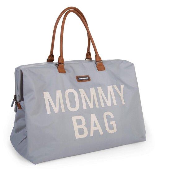 Childhome mommy bag big Grey/Offwhite - Childhome