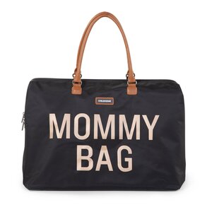 Childhome Mommy Bag ceļojumu soma, Black/Gold - Childhome