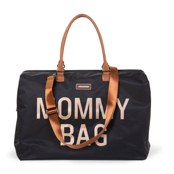 Childhome Mommy Bag tarvikute kott Black/Gold - Childhome