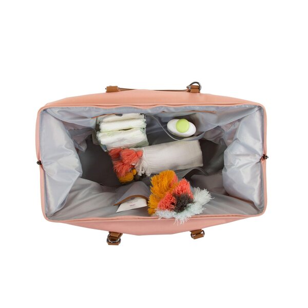 Childhome Mommy Bag suur tarvikute kott Pink/Copper - Childhome