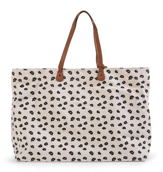 Childhome family bag canvas Leopard - Childhome