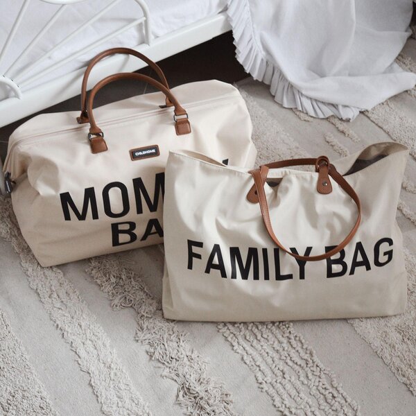 Childhome family bag Offwhite/Black - Childhome