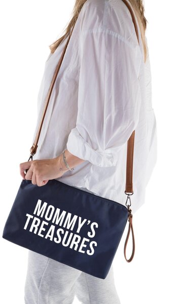 Childhome mommy clutch Navy/White - Childhome