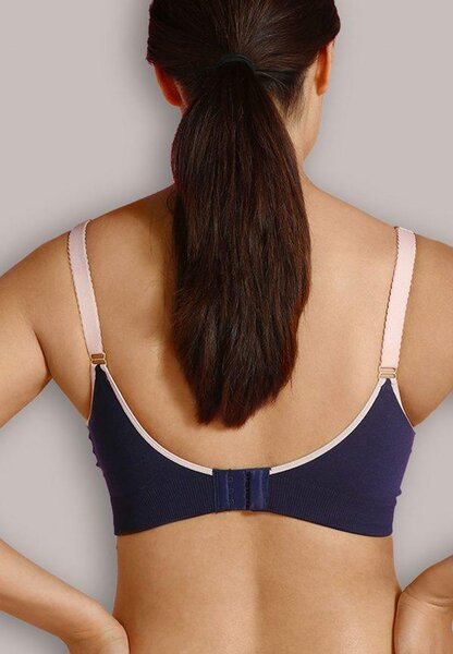 Carriwell Original Maternity & Nursing Bra Blue/Pink