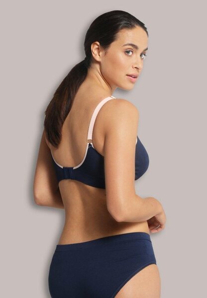 Carriwell Original Nursing Bra Blue-Pink, S - Carriwell