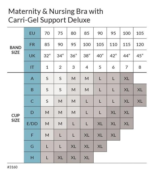 Carriwell Nursing Bra with Carri-Gel Deluxe  - Carriwell