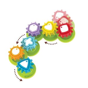 Yookidoo attīstošā rotaļlieta Shape and Spin Gear Sorter - Yookidoo