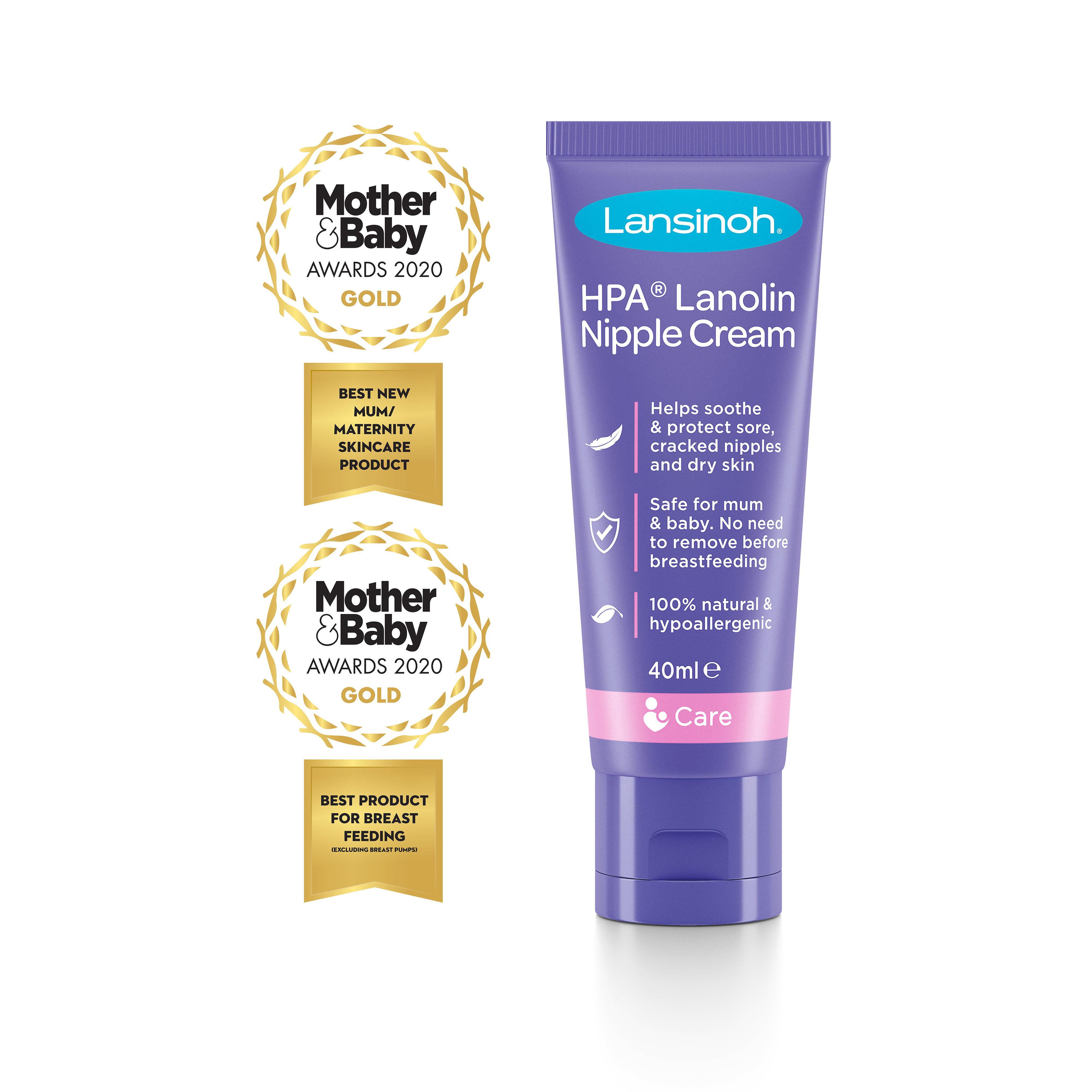Lansinoh HPA Lanolin Nipple Cream for Sore Nipple & Cracked Skin, 100%  Natural Single Ingredient, Breastfeeding Essential, Tasteless, odourless