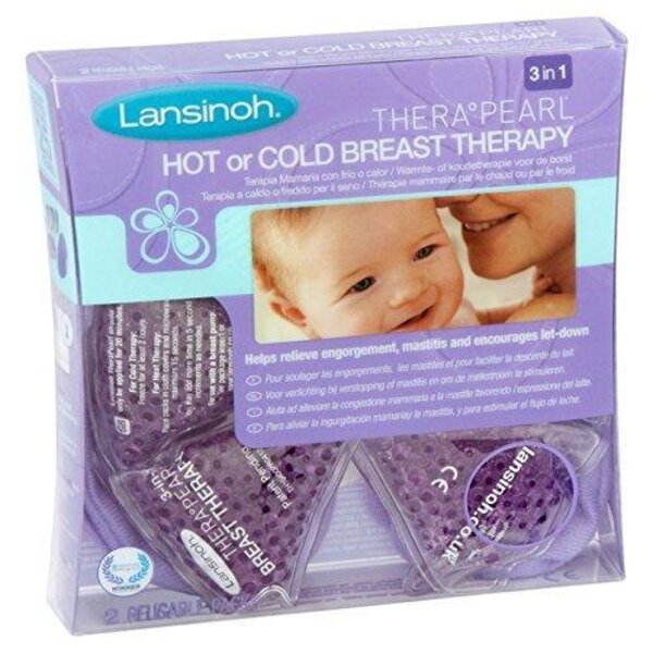 Lansinoh Thera°Pearl 3-in-1 Hot or Cold Breast Therapy Violet - Lansinoh