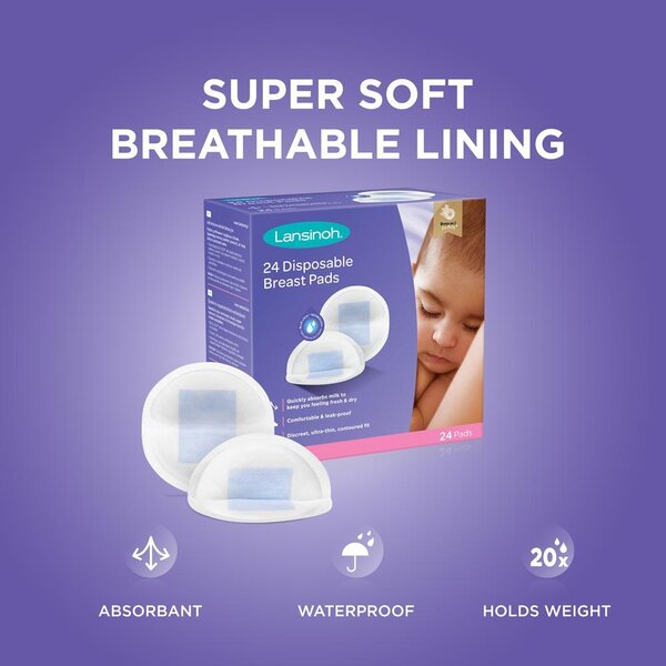  Lansinoh Discreet & Absorbent Maternity Pads