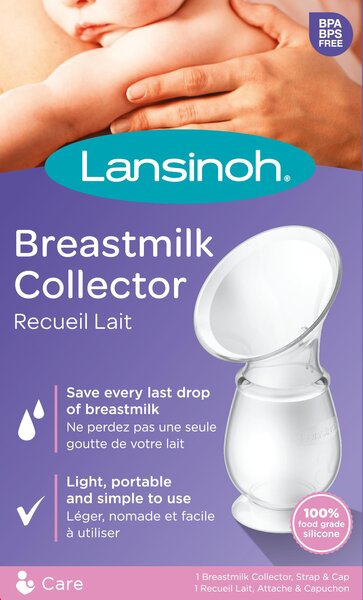 Lansinoh Breastmilk collector BPA/BPS free  Violet - Lansinoh