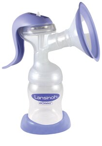 Lansinoh manuāls krūts piena pumpis, Violet - Lansinoh
