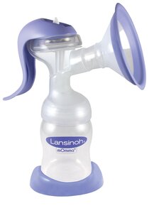 Lansinoh manuaalne rinnapump 2-faasiline, Violet - Lansinoh