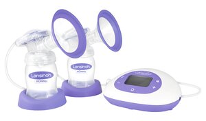 Lansinoh 2-in-1 Electric Breast Pump BPA/BPS free  Violet - Lansinoh