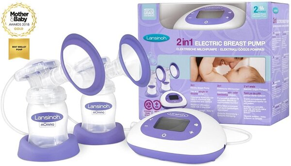 Lansinoh 2-in-1 electric breast pump e - Lansinoh