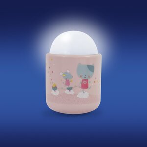 Pabobo Vaikiška LED naktinė lemputė „Nomade Pink“ - Pabobo