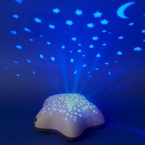 Pabobo nakts lampiņa / projektors ar mūziku star Blue - Pabobo