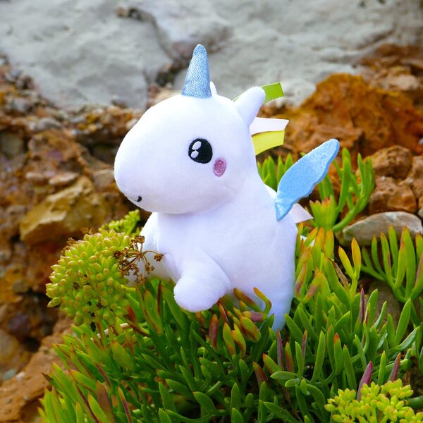 Pabobo shakies unicorn : luminous plush - Pabobo