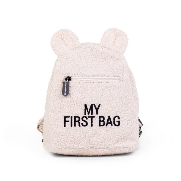 Childhome laste seljakott My First Bag Teddy Off White - Childhome