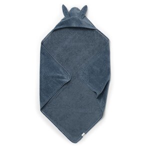 Elodie Details hooded towel 80x80cm, Tender Blue Bunny  - BabyOno