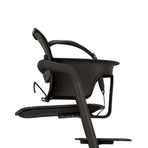 Cybex Lemo barošanas krēsla ieliknītis+drošības jostiņas Infinity Black - Cybex