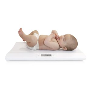 Miniland Elektroninės svarstyklės kūdikiams „White“, 
       iki 20kg. - BabyOno