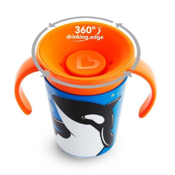 Munchkin Mokomasis puodelis „Miracle® 360°“, 177 ml. - Munchkin