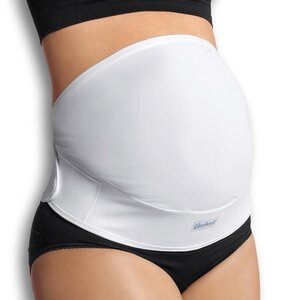 Carriwell Adjustable overbelly support belt, S/M White - Carriwell