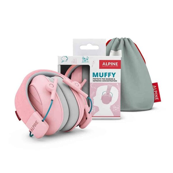 Alpine Muffy  earmuff for children 5-16 years, Pink - Alpine Muffy 