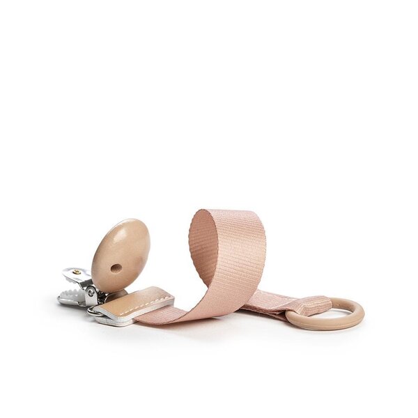 Elodie Details Pacifier Clip Wood - Blushing Pink - Elodie Details