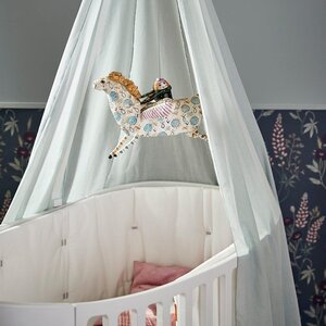 Leander bumper for Classic baby cot, Snow - Done by Deer