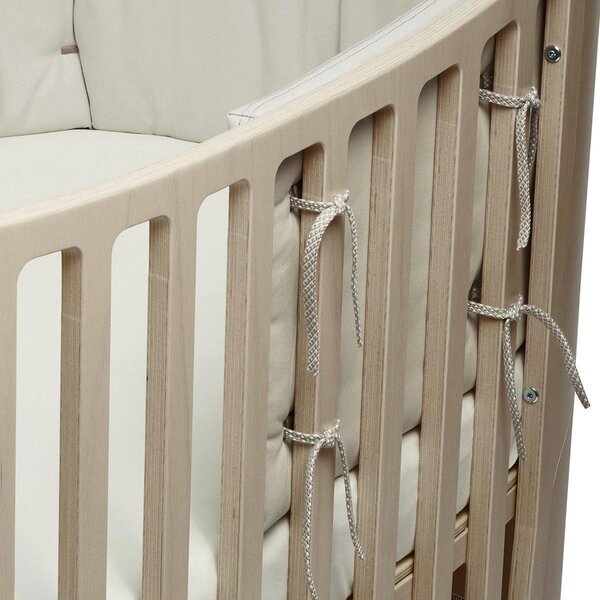 Leander bumper for Classic baby cot, Cappuccino   - Leander