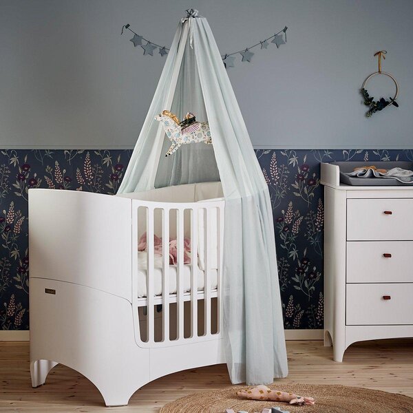 Leander canopy for Classic baby cot, Dusty Blue - Leander