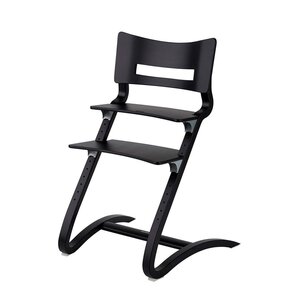 Leander barošanas krēsls bez drošības barjeras, Classic Black - Leander