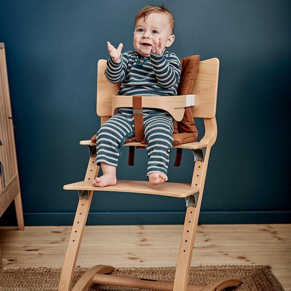 Leander Classic high chair wo. safety bar, Natural - Leander